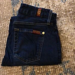 7 For All Mankind size 23 Bair skinny jeans